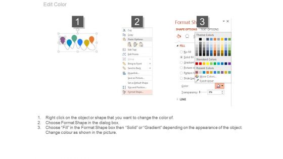 Linear Balloons Timeline Diagram With Years Powerpoint Slides