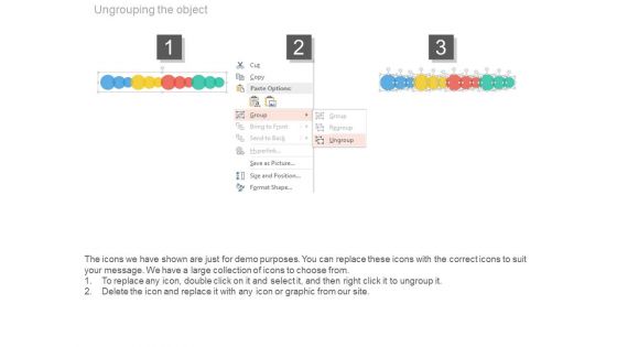 Linear Chart For Annual Business Report Powerpoint Slides