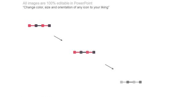 Linear Flow Year Based Timeline Diagram Powerpoint Slides