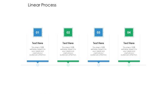 Linear Process Action Priority Matrix Ppt Slides Design Templates PDF