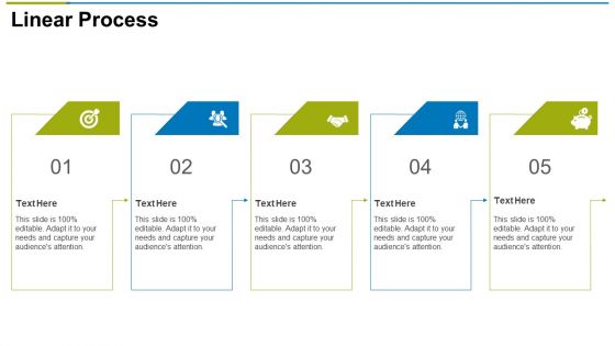 Linear Process Ppt Infographic Template Design Templates PDF