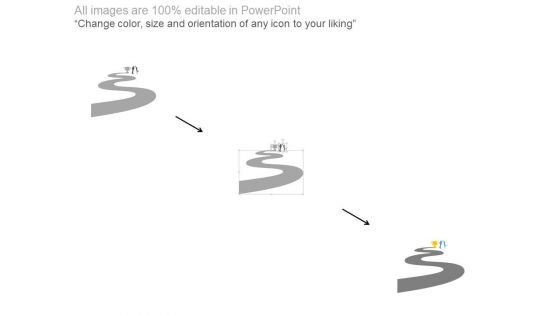 Linear Timeline For Business Communication Powerpoint Slides