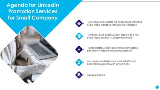 Linkedin Promotion Services For Small Company Ppt PowerPoint Presentation Complete Deck With Slides