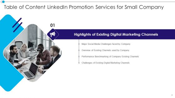 Linkedin Promotion Services For Small Company Ppt PowerPoint Presentation Complete Deck With Slides