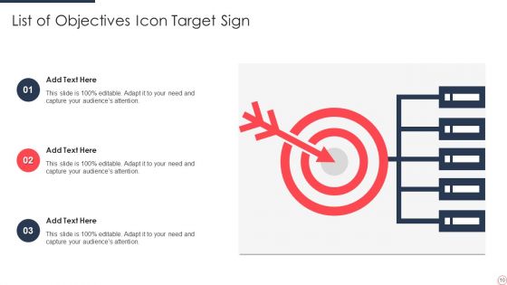 List Of Objectives Ppt PowerPoint Presentation Complete With Slides