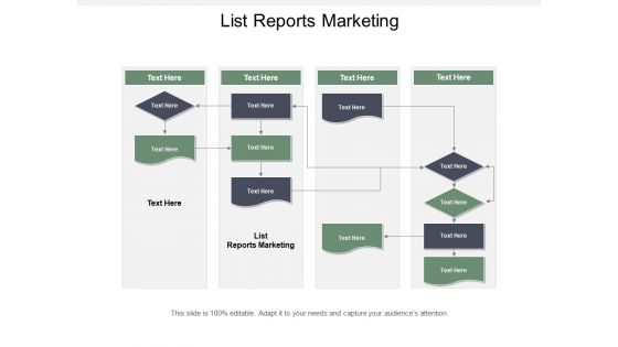 List Reports Marketing Ppt PowerPoint Presentation Inspiration Layout Ideas Cpb