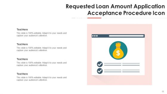 Loan Acceptance Procedure Credit Department Ppt PowerPoint Presentation Complete Deck With Slides