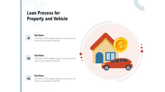Loan Process For Property And Vehicle Ppt PowerPoint Presentation File Visuals PDF