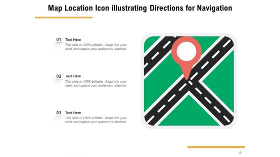 Location On GPS Map Location Magnifying Lens Ppt PowerPoint Presentation Complete Deck