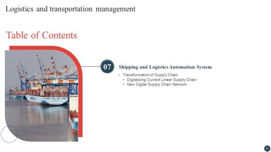 Logistics And Transportation Management Ppt PowerPoint Presentation Complete Deck With Slides