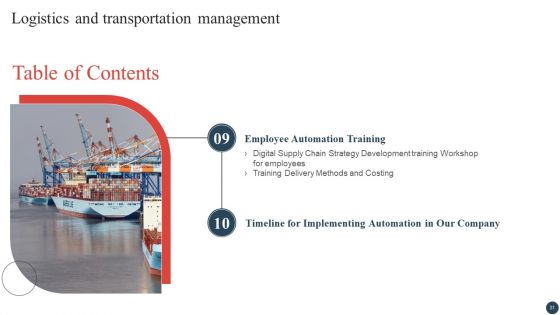 Logistics And Transportation Management Ppt PowerPoint Presentation Complete Deck With Slides