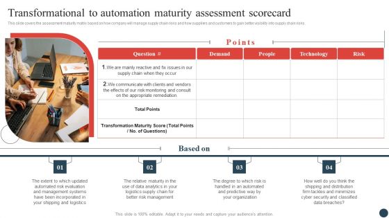 Logistics And Transportation Management Transformational To Automation Maturity Assessment Scorecard Microsoft PDF Logistics And Transportation Management Transformational To Automation Maturity Assessment Scorecard Microsoft PDF