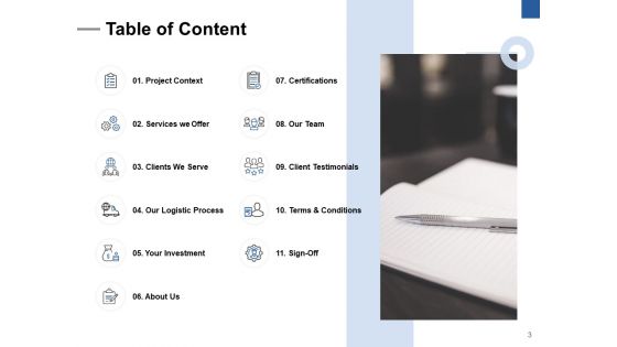 Logistics Business Proposal Ppt PowerPoint Presentation Complete Deck With Slides
