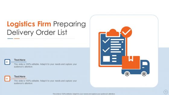 Logistics Firm Ppt PowerPoint Presentation Complete With Slides