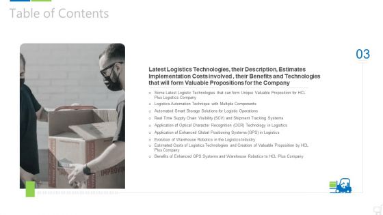 Logistics Technologies That Create Good Value Propositions For The Business Case Competition Ppt PowerPoint Presentation Complete Deck With Slides