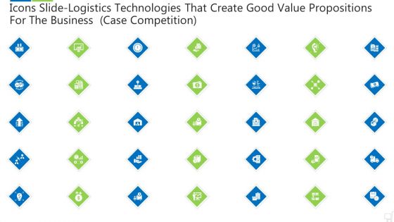 Logistics Technologies That Create Good Value Propositions For The Business Case Competition Ppt PowerPoint Presentation Complete Deck With Slides