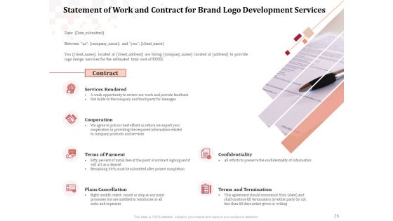 Logo Design Proposal Ppt PowerPoint Presentation Complete Deck With Slides