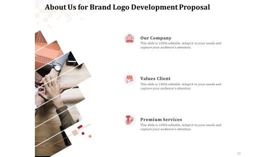 Logo Design Proposal Ppt PowerPoint Presentation Complete Deck With Slides