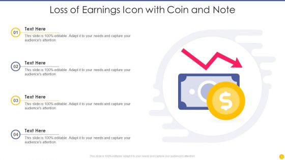 Loss Of Earnings Ppt PowerPoint Presentation Complete With Slides