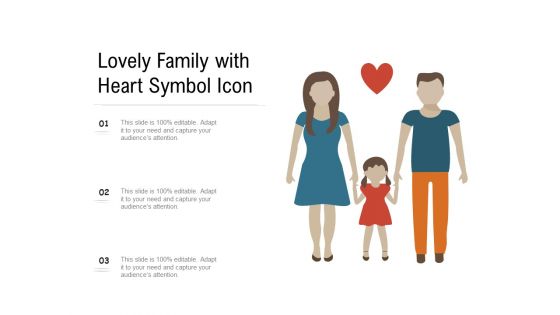 Lovely Family With Heart Symbol Icon Ppt PowerPoint Presentation File Skills PDF