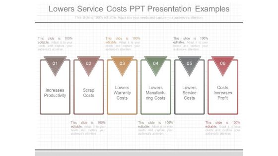 Lowers Service Costs Ppt Presentation Examples