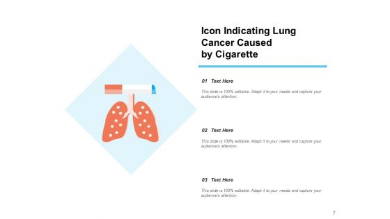 Lung Carcinoma Lung Cancer Ribbon Ppt PowerPoint Presentation Complete Deck