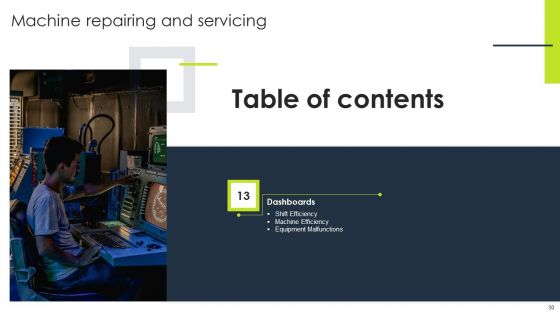 Machine Repairing And Servicing Ppt PowerPoint Presentation Complete Deck With Slides