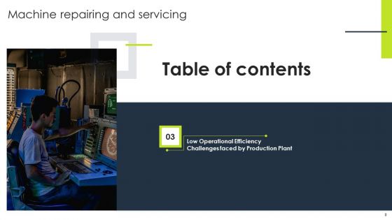 Machine Repairing And Servicing Ppt PowerPoint Presentation Complete Deck With Slides