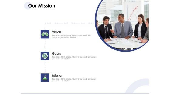 Macro And Micro Marketing Planning And Strategies Our Mission Ppt Icon Maker PDF