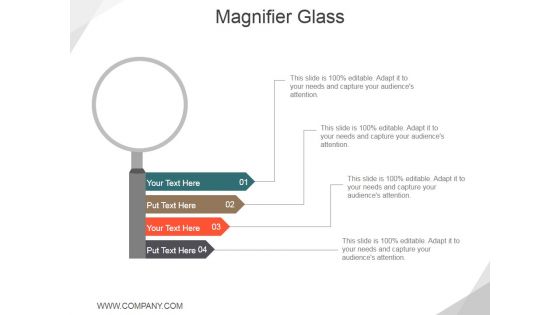 Magnifier Glass Ppt PowerPoint Presentation Infographics Backgrounds