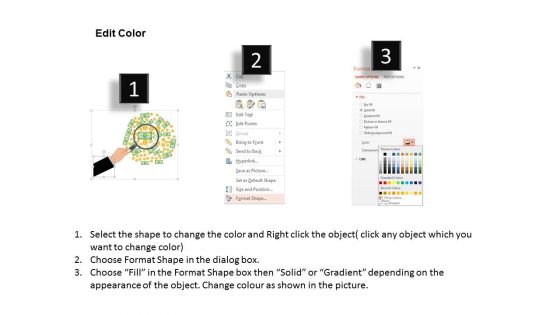 Magnifier With Dollar Search Financial Analysis Powerpoint Template