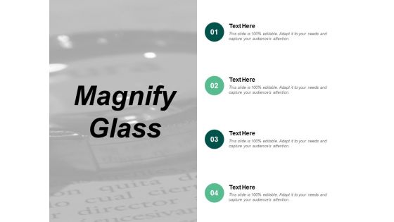 Magnify Glass Ppt PowerPoint Presentation Portfolio Influencers