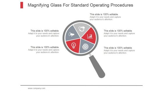 Magnifying Glass For Standard Operating Procedures Ppt PowerPoint Presentation Gallery
