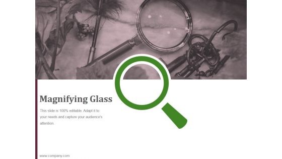 Magnifying Glass Ppt PowerPoint Presentation Guide