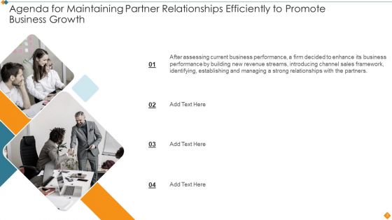 Maintaining Partner Relationships Efficiently To Promote Business Growth Ppt PowerPoint Presentation Complete Deck With Slides