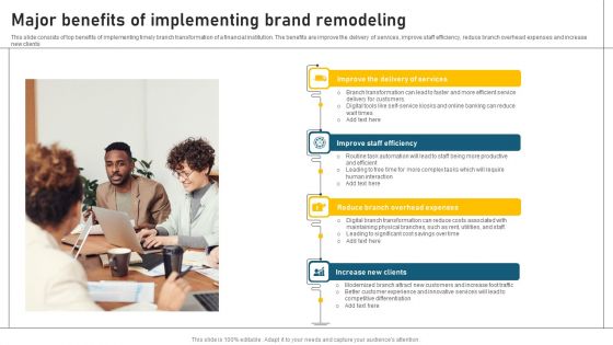 Major Benefits Of Implementing Brand Remodeling Elements PDF