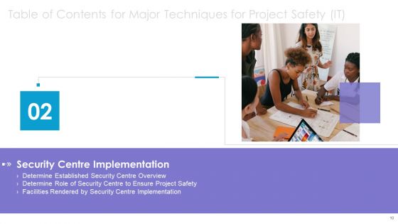Major Techniques For Project Safety IT Ppt PowerPoint Presentation Complete Deck With Slides