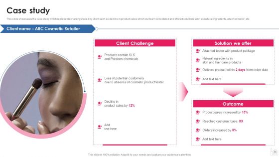 Makeup And Beauty Care Products Company Profile Ppt PowerPoint Presentation Complete Deck With Slides