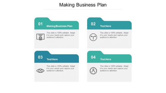 Making Business Plan Ppt PowerPoint Presentation Infographics Pictures Cpb