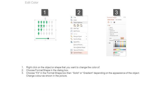 Male Female Ratio Comparison Chart Powerpoint Slides