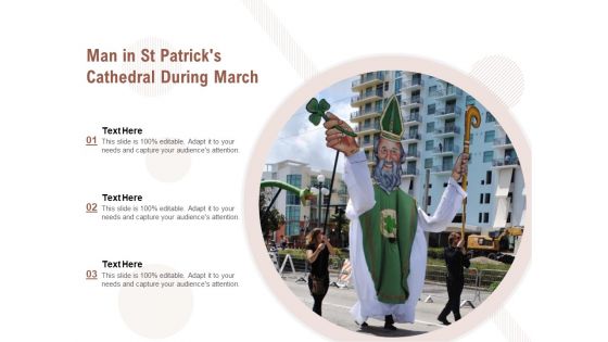 Man In St Patricks Cathedral During March Ppt PowerPoint Presentation Layouts Example Topics PDF