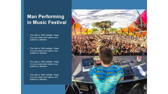 Man Performing In Music Festival Ppt Powerpoint Presentation Ideas Graphics