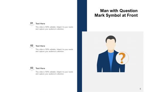 Man With Question Template Customer Business Ppt PowerPoint Presentation Complete Deck