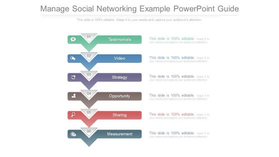 Manage Social Networking Example Powerpoint Guide