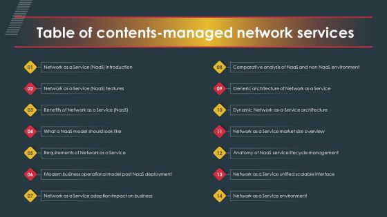 Managed Network Services Table Of Contents Managed Network Services Ideas PDF