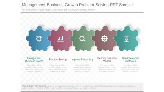 Management Business Growth Problem Solving Ppt Sample