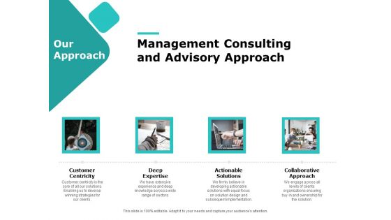 Management Consulting And Advisory Approach Ppt PowerPoint Presentation Outline Structure PDF