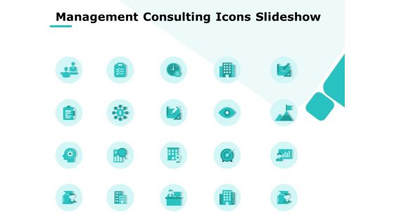 Management Consulting Icons Slideshow Ppt PowerPoint Presentation Layouts Example PDF