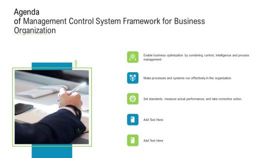 Management Control System Framework For Business Organization Ppt PowerPoint Presentation Complete Deck With Slides