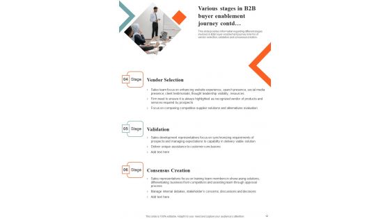 Management Playbook For Business To Business Buyers Pathway Template